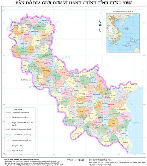 Bản đồ hành chính Xã Bắc Đông Hưng