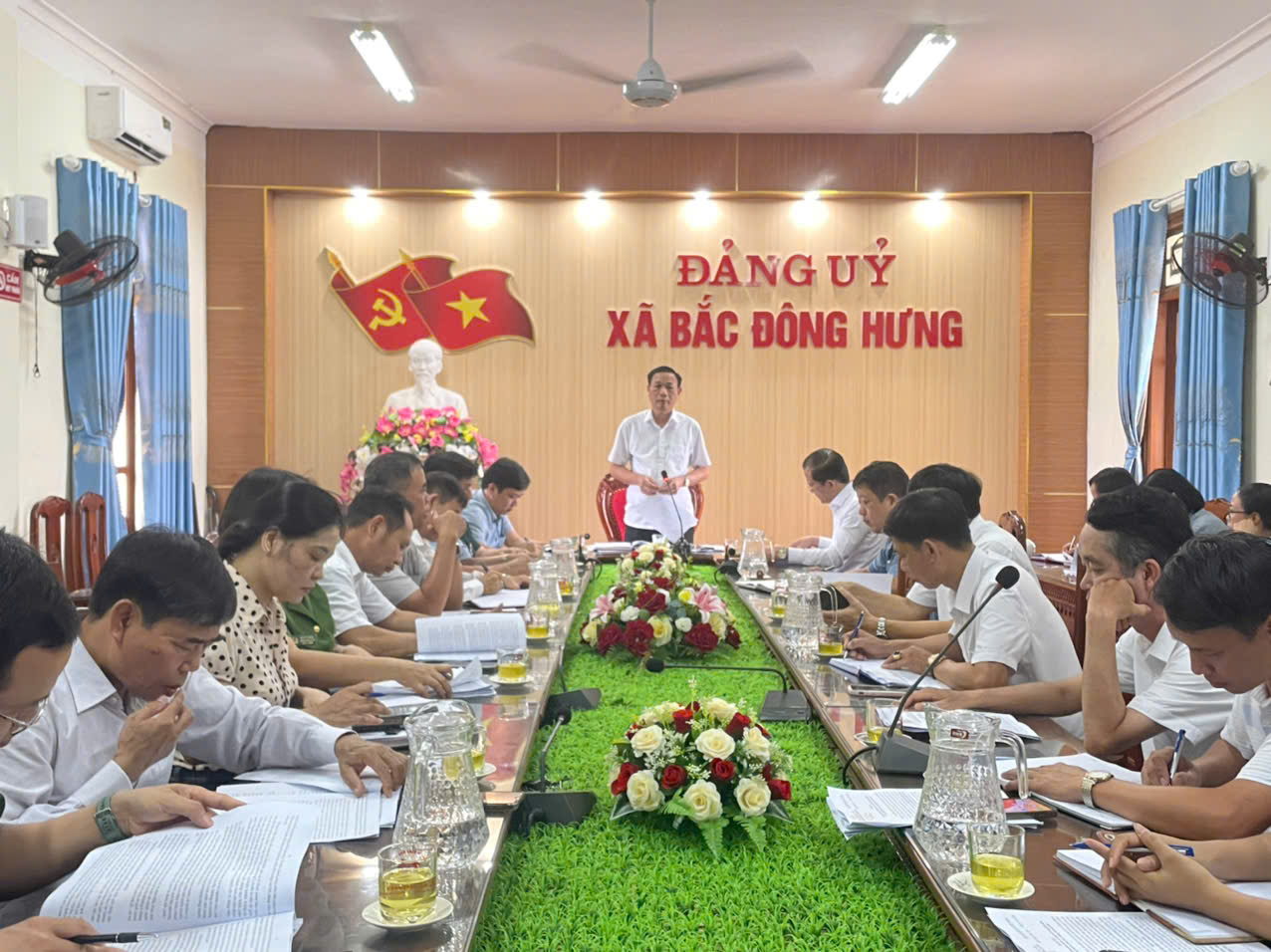 Ban chấp hành Đảng bộ xã Bắc Đông Hưng sơ kết công tác 6 tháng đầu năm, triển khai phương hướng, nhiệm vụ trọng tâm 6 tháng cuối năm 2026