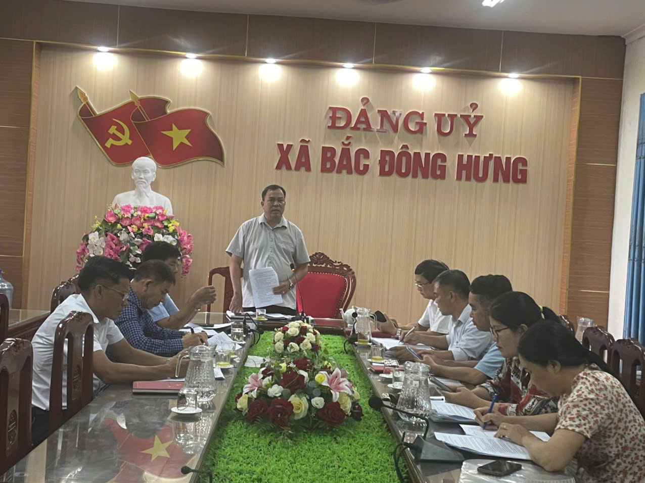 Xã Bắc Đông Hưng: Họp liên tịch chuẩn bị cho Kỳ họp thứ Tư HĐND xã khóa II, nhiệm kỳ 2026-2031