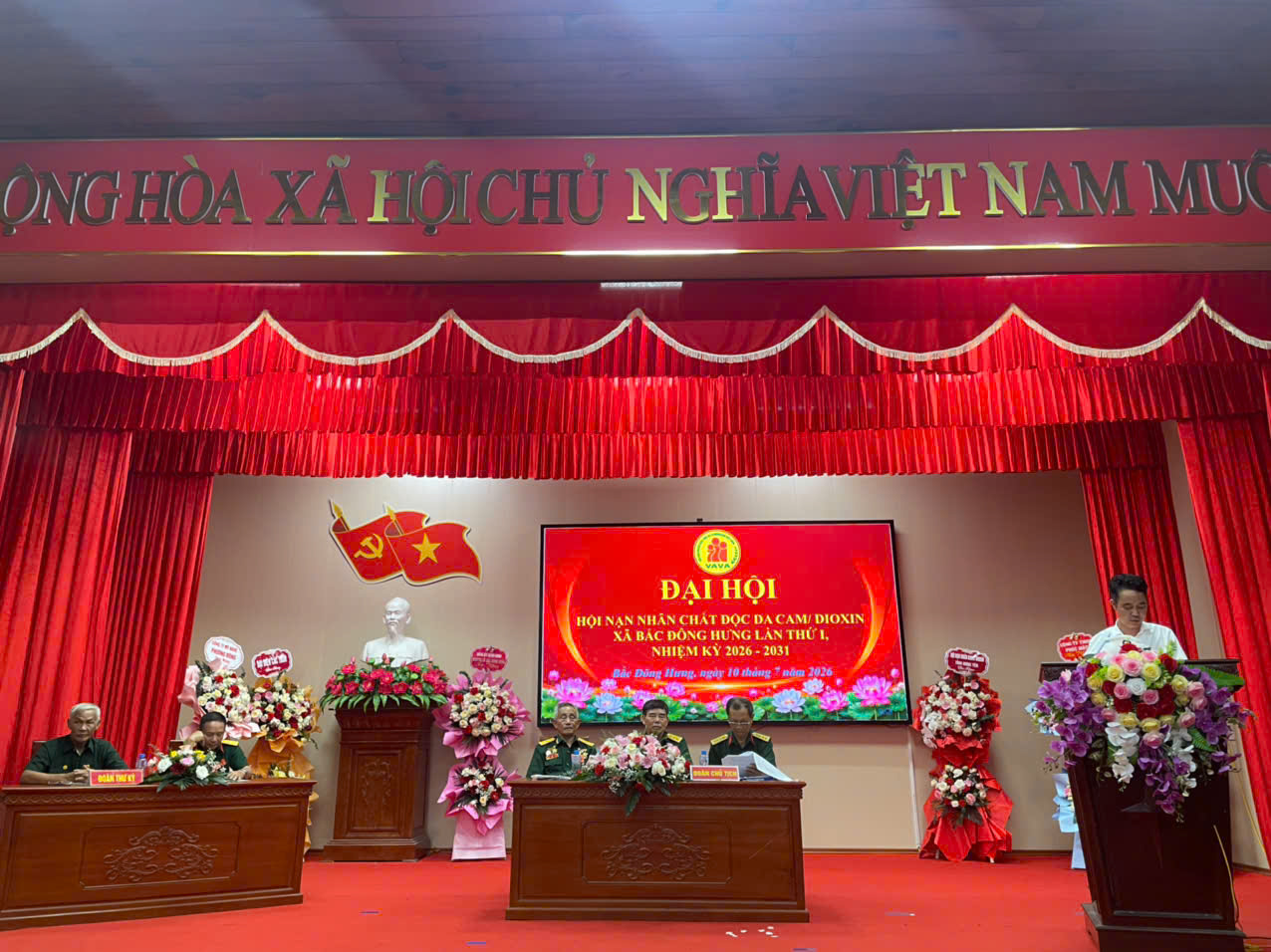 Đại hội Hội nạn nhân chất độc da cam/Dioxin xã Bắc Đông Hưng: Đoàn kết-Nghĩa Tình-Trách nhiệm vì nạn nhân chất độc da cam.
