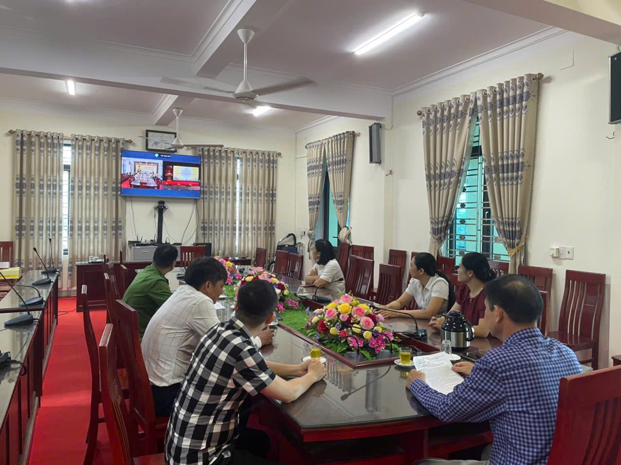 Xã Bắc Đông Hưng tham dự Hội nghị trực tuyến Lễ phát động và ký kết giao ước phong trào thi đua Quyết tâm thực hiện thắng lợi mục tiêu tăng trưởng bền vững "2 con số" giai đoạn 2026 – 2030