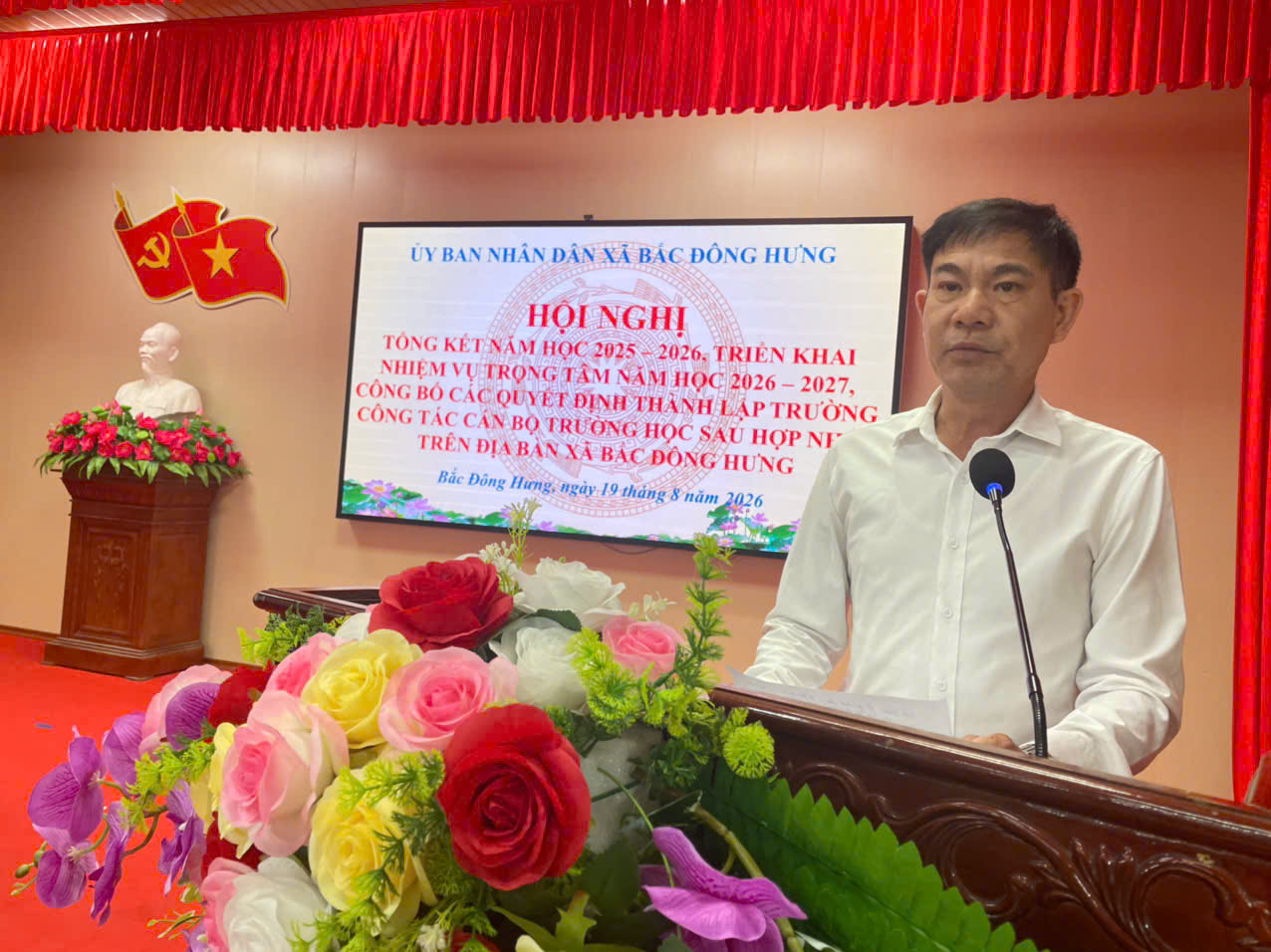 XÃ BẮC ĐÔNG HƯNG TỔNG KẾT NĂM HỌC 2025–2026, TRIỂN KHAI NHIỆM VỤ NĂM HỌC 2026–2027