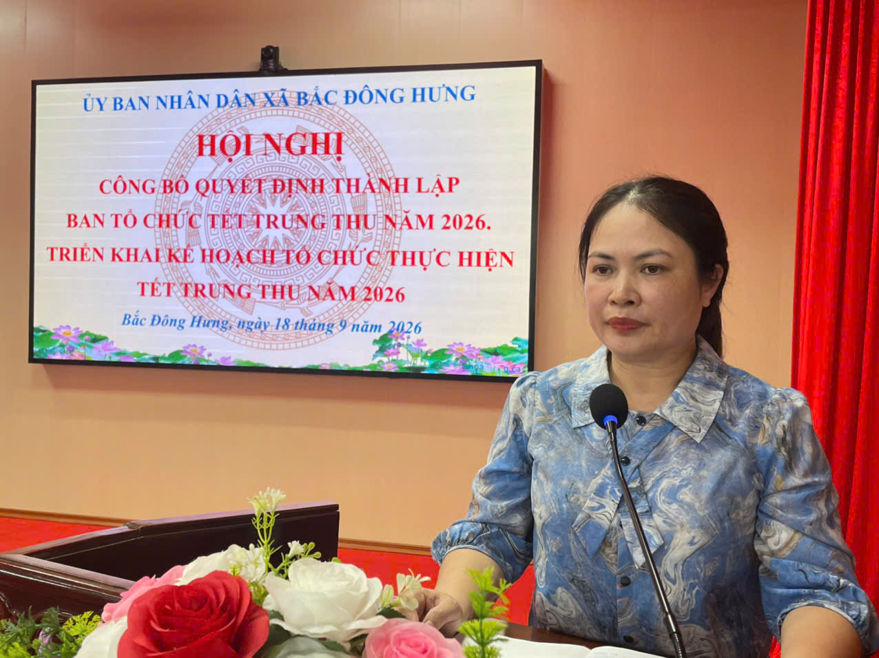 XÃ BẮC ĐÔNG HƯNG TRIỂN KHAI NHIỆM VỤ TỔ CHỨC TẾT TRUNG THU NĂM 2026