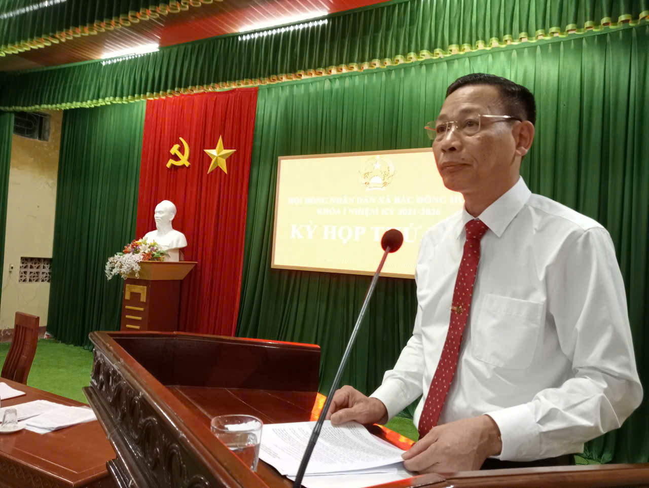 HĐND xã Bắc Đông Hưng tổ chức Kỳ họp thứ II, nhiệm kỳ 2021-2026.
