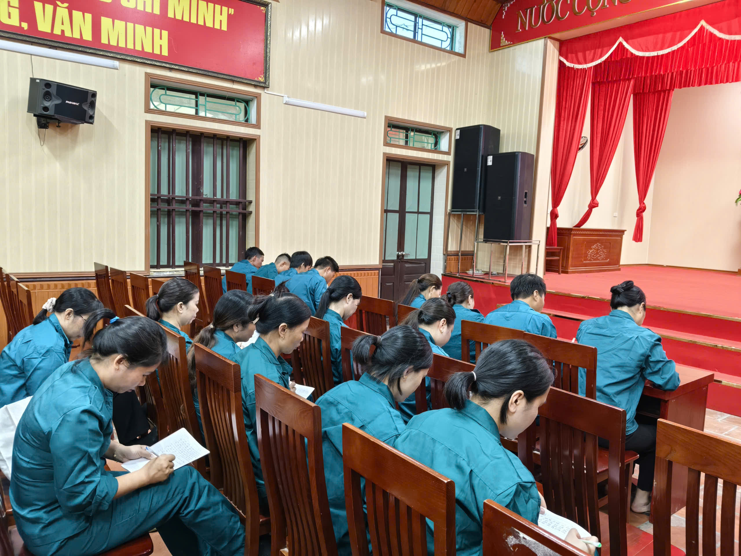 Ban Chỉ huy quân sự xã Bắc Đông Hưng tổ chức khai mạc huấn luyện cho lực lượng dân quân cơ động năm 2026