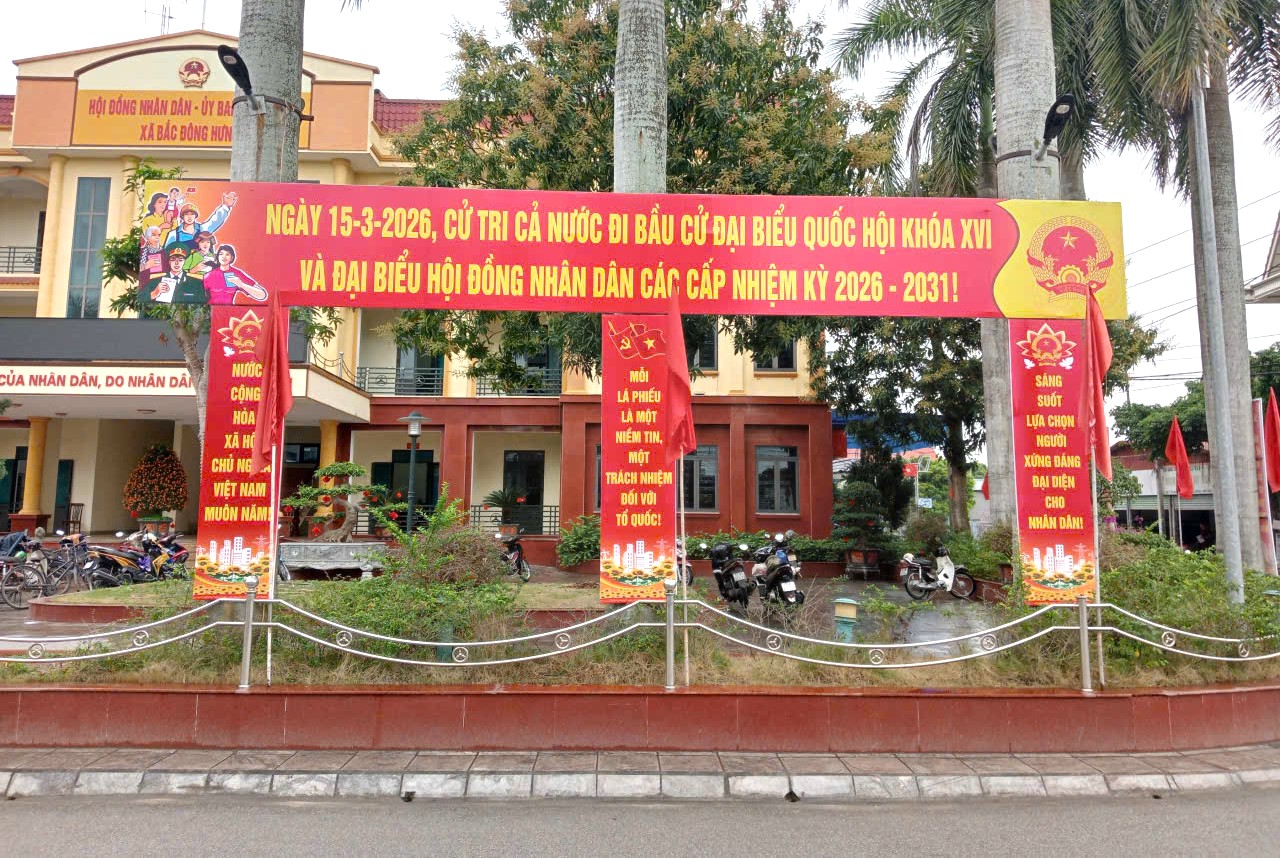 Xã Bắc Đông Hưng chuẩn bị cho ngày bầu cử  đại biểu Quốc hội và HĐND các cấp.