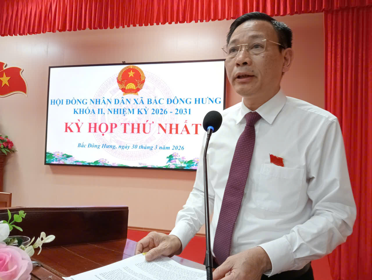 KỲ HỌP THỨ NHẤT HĐND XÃ KHOÁ II NHIỆM KỲ 2026-2031