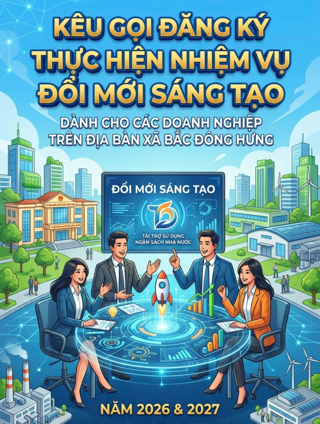 DOANH NGHIỆP BẮC ĐÔNG HƯNG CÓ CƠ HỘI TIẾP CẬN NGUỒN LỰC HỖ TRỢ ĐỔI MỚI SÁNG TẠO TỪ NGÂN SÁCH NHÀ NƯỚC