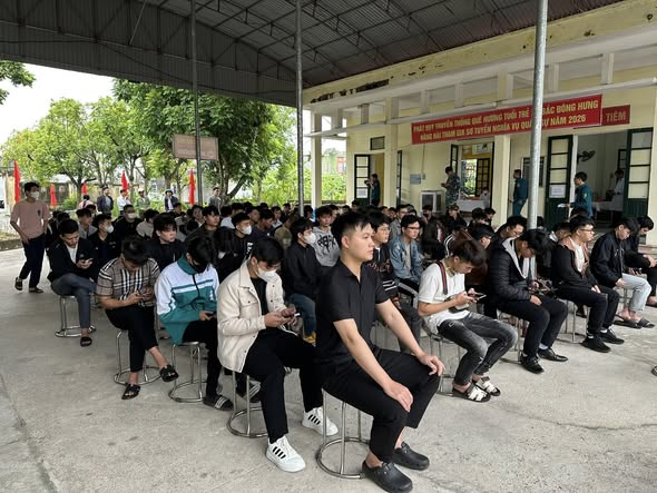 XÃ BẮC ĐÔNG HƯNG TỔ CHỨC SƠ TUYỂN NGHĨA VỤ QUÂN SỰ NĂM 2026
