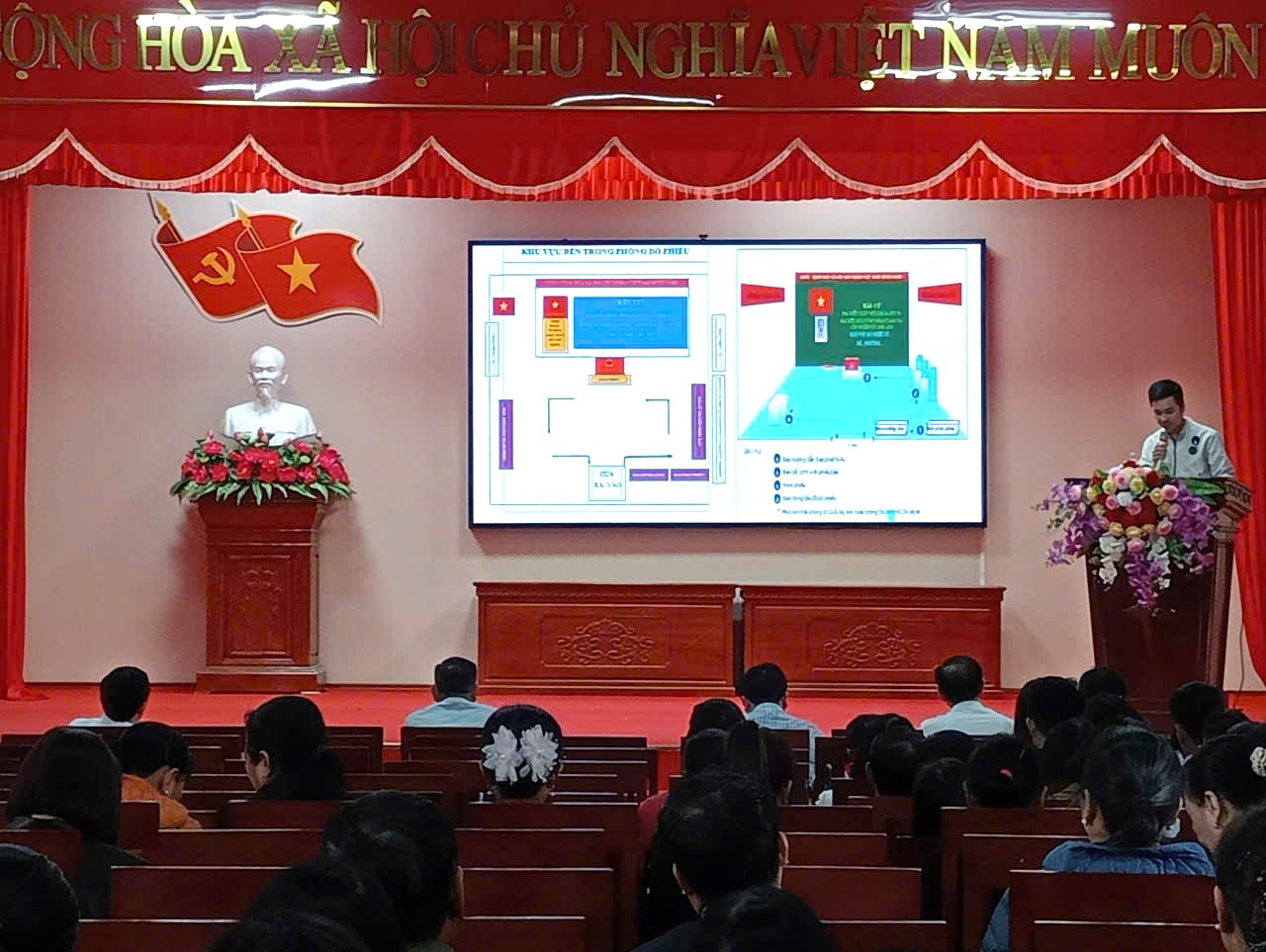 UBND xã triển khai nhiệm vụ công tác bầu cử trong thời gian tới.