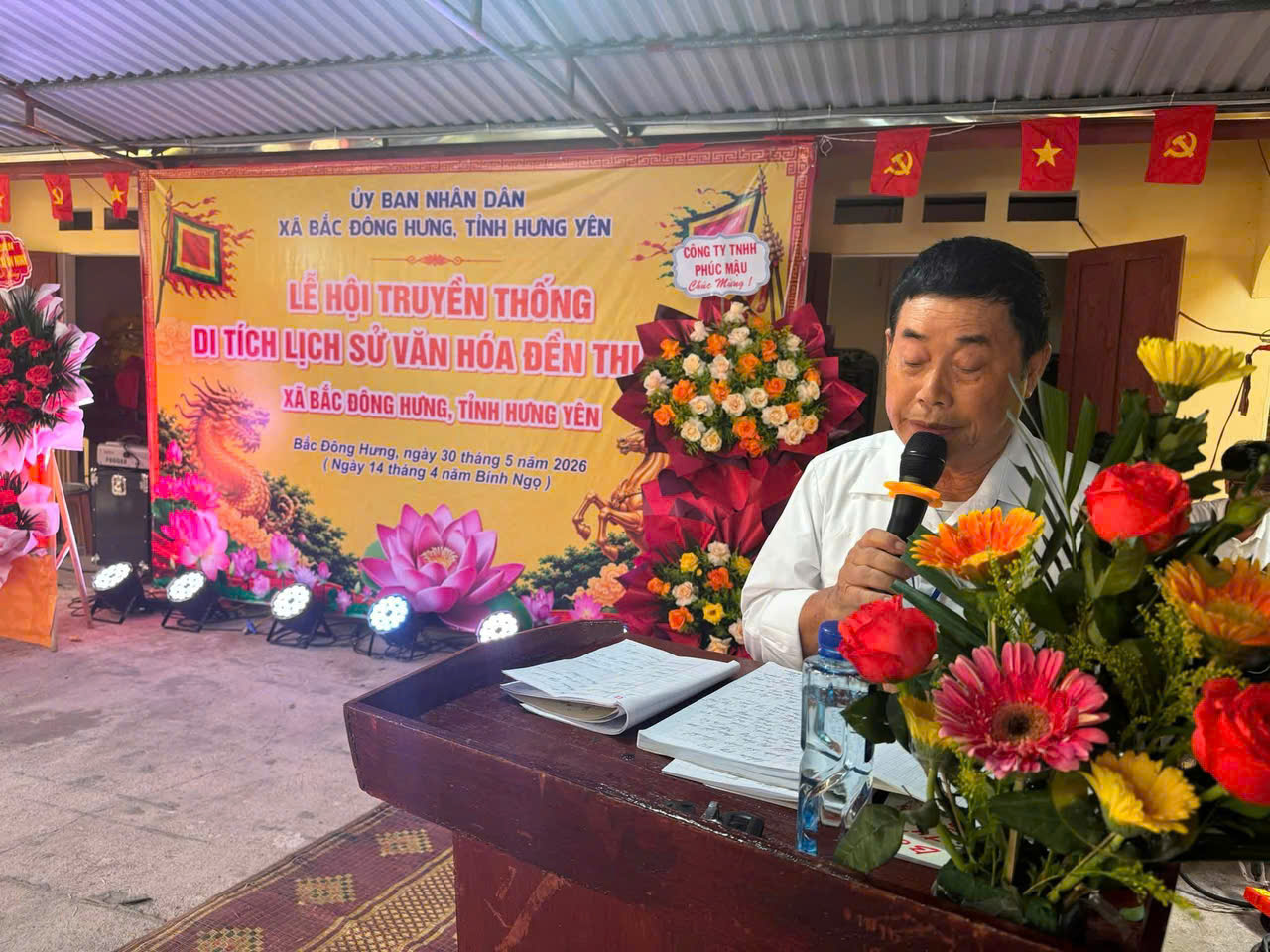 Đền Đức Thánh Thượng xã Bắc Đông Hưng tổ chức thành công lễ hội truyền thống