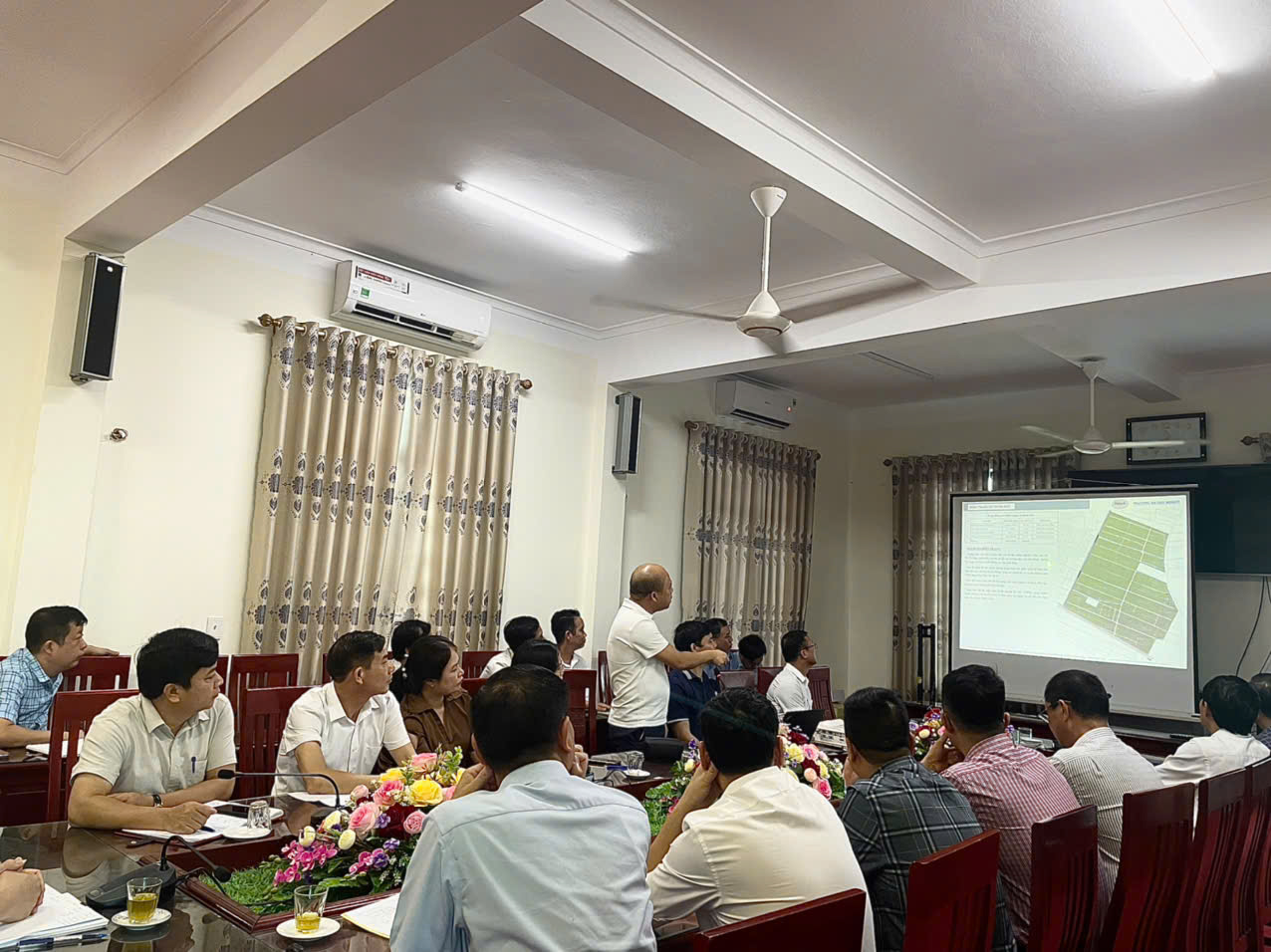 Hội nghị làm việc về triển khai thành lập cụm công nghiệp  Đông Phương xã Bắc Đông Hưng