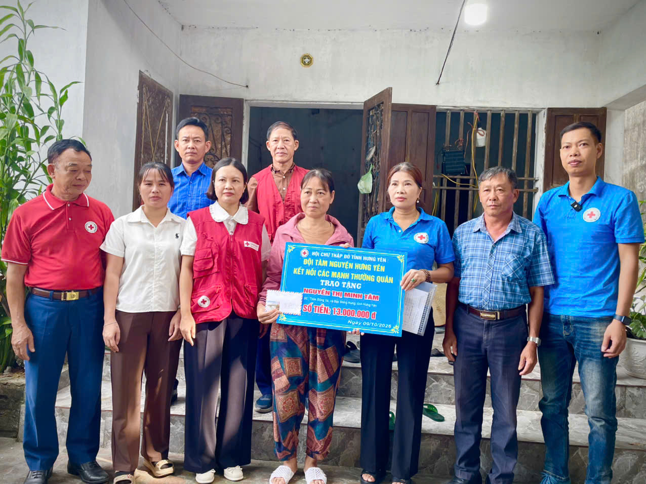 HỘI CHỮ THẬP ĐỎ XÃ BẮC ĐÔNG HƯNG: LAN TỎA TINH THẦN NHÂN ÁI, CHUNG TAY HỖ TRỢ CHÁU NGUYỄN THỊ MINH TÂM SAU GHÉP THẬN
